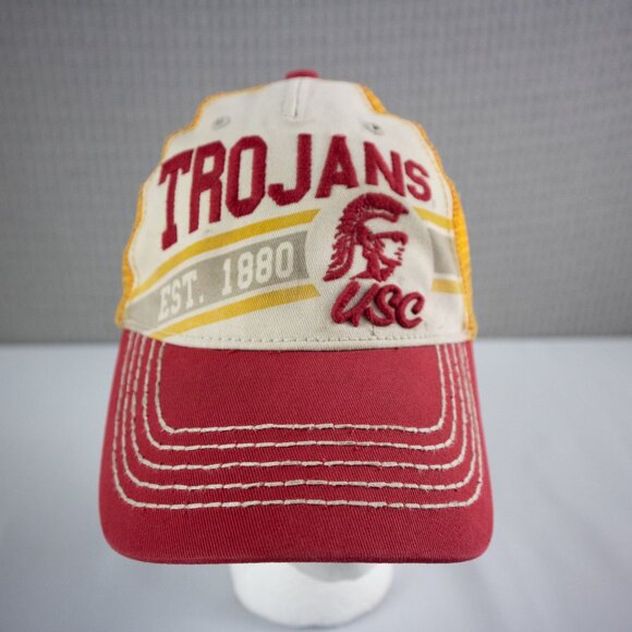 USC Trojans Hat Cap Snapback Trucker Mesh 47 Brand - Picture 2 of 7